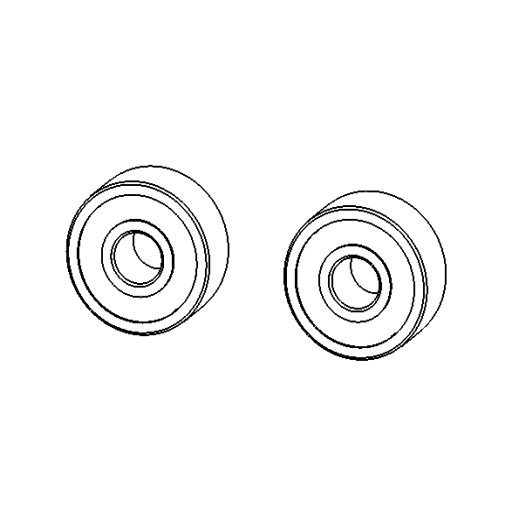 No. 67 - Cam bearings (2 pcs)